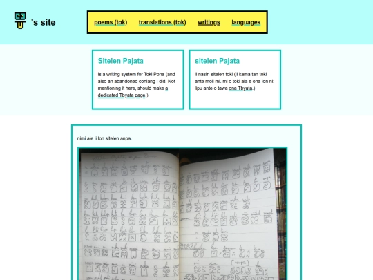 writings/pajata screenshot