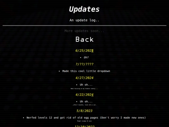 updates screenshot