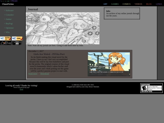 blog screenshot