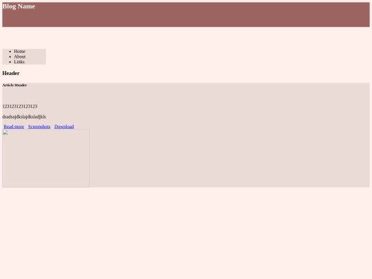 blog screenshot