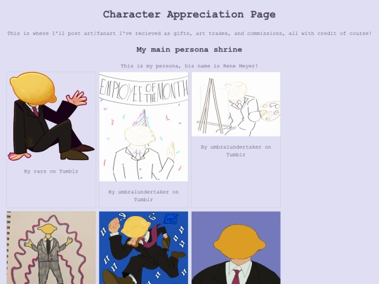 favecharacters screenshot