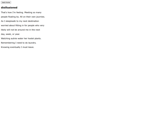 disillusioned screenshot