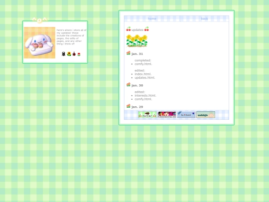 updates screenshot