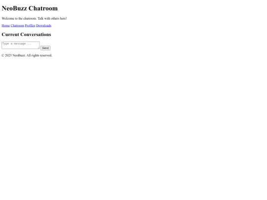chatroom screenshot