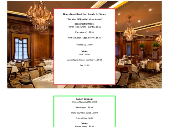 documents/Restaurant-Menu screenshot