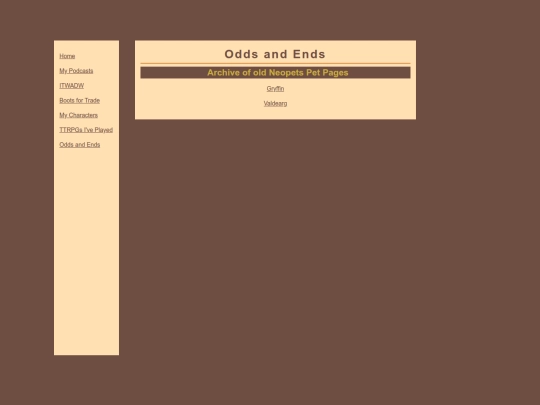 oddsnends screenshot