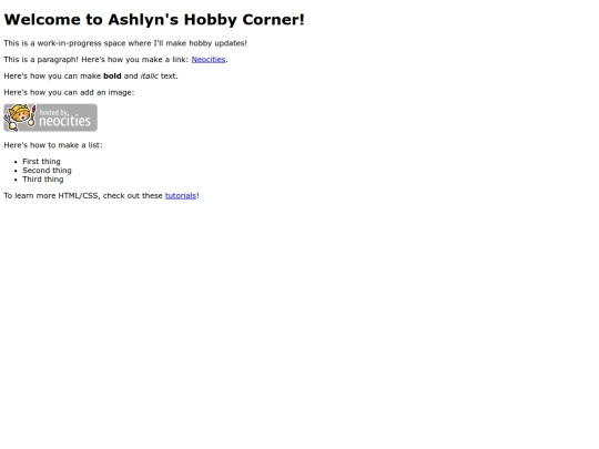index screenshot