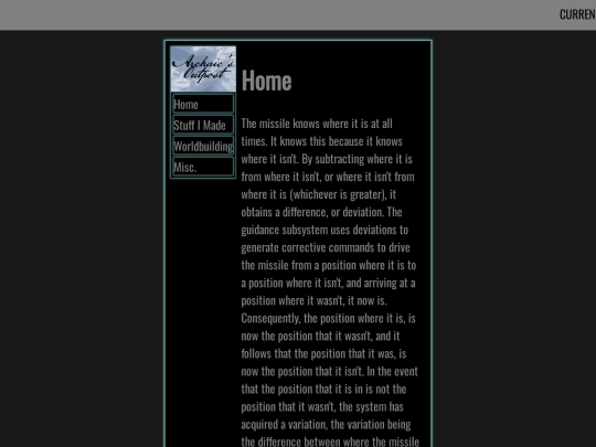 index screenshot