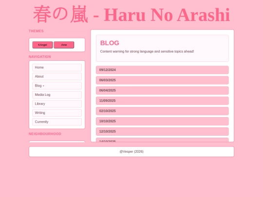 Pages/Blog screenshot