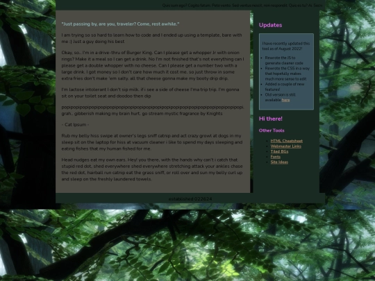 main/welcome screenshot