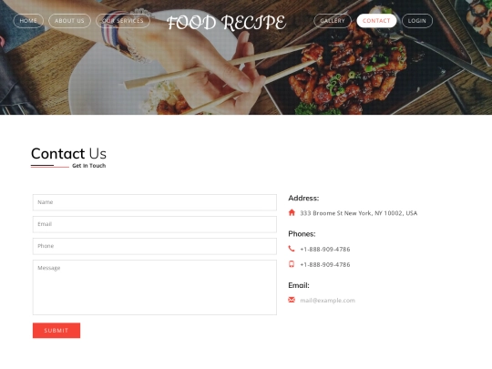 contact screenshot