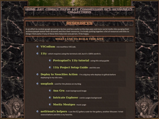 resources screenshot