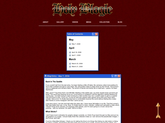 blog screenshot