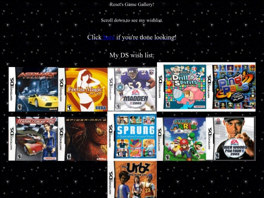 dswishlist screenshot
