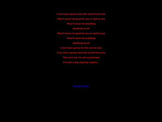 MechanicalAnimals screenshot