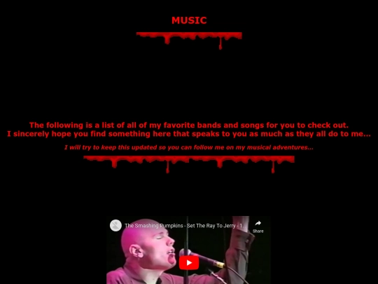 musicpage screenshot