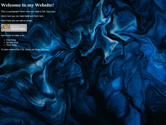 blank screenshot