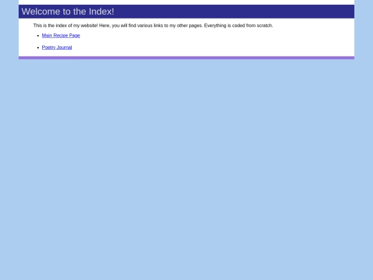 index screenshot