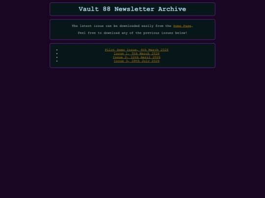 newsletter screenshot