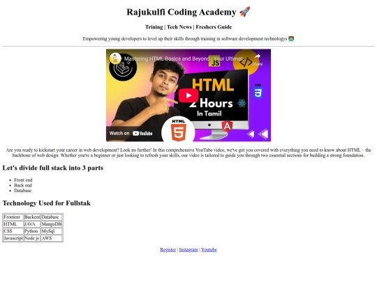 kulfi-academy screenshot