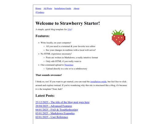 blog screenshot