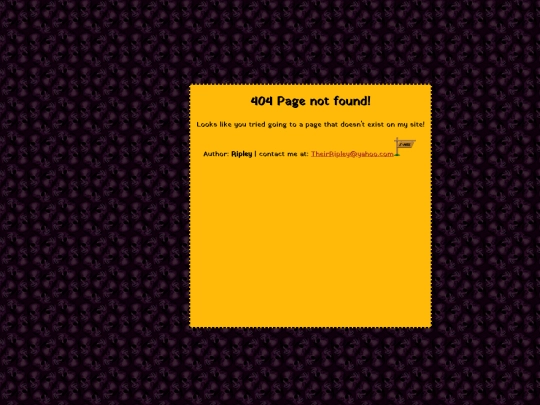 not_found screenshot