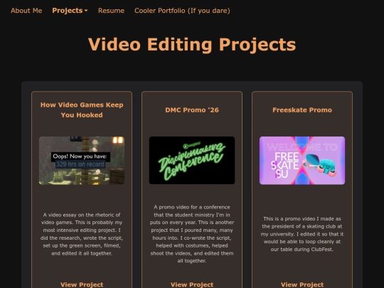 videoEditingProjects screenshot