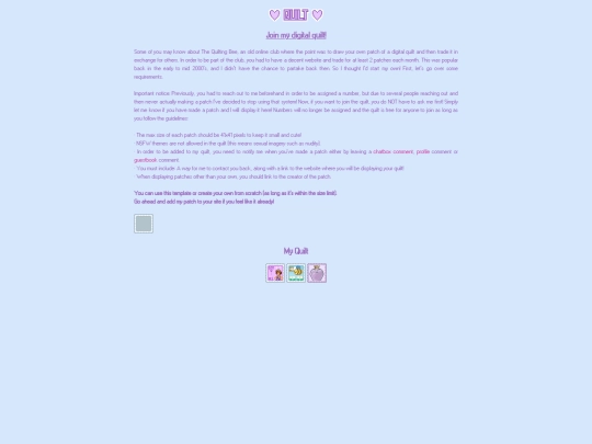 Pages/General/Quilt screenshot