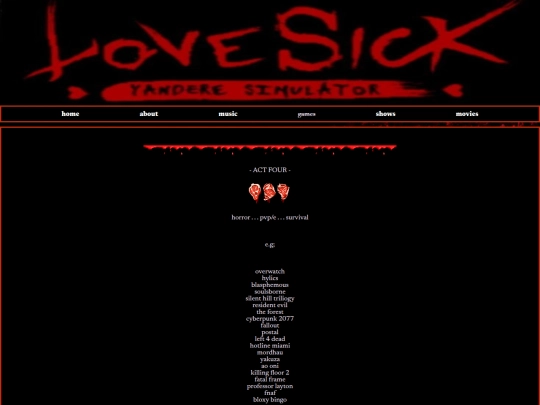 games screenshot