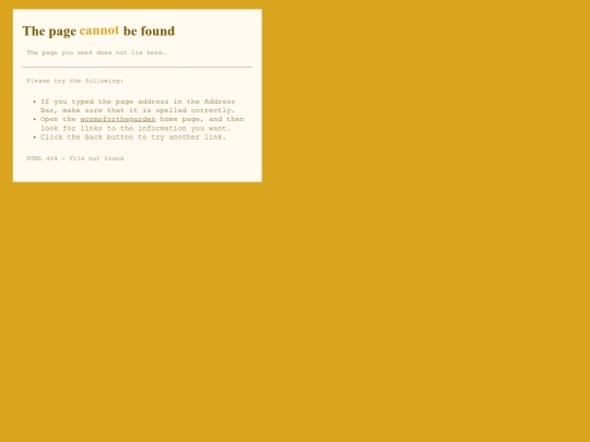 not_found screenshot
