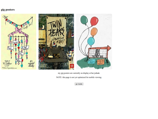 gigposters screenshot