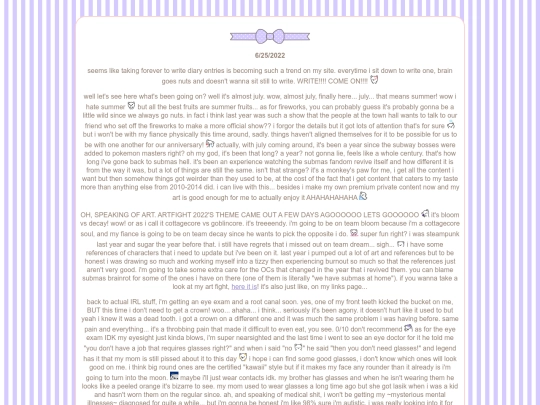 diary screenshot