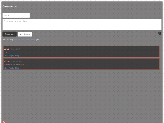 guestbook screenshot