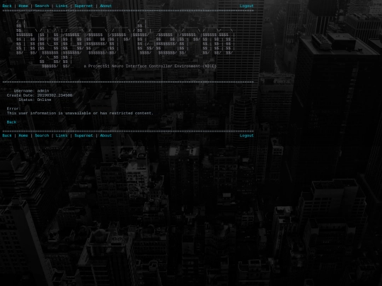 supernet/gydranet/users/admin screenshot