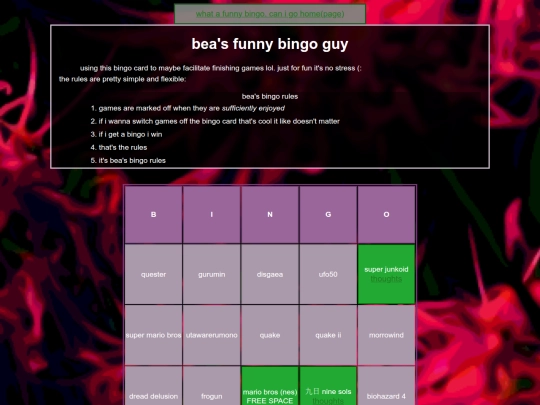 bingo screenshot
