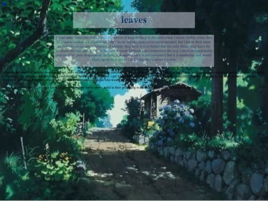 leaves screenshot