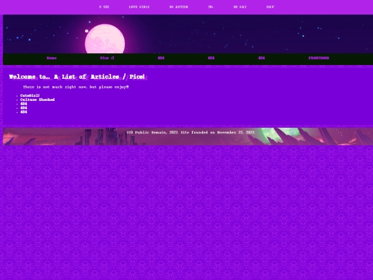 list screenshot