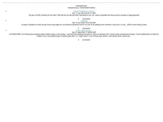 blog screenshot