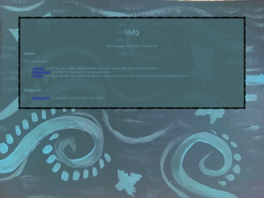 links screenshot