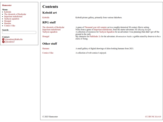 index screenshot