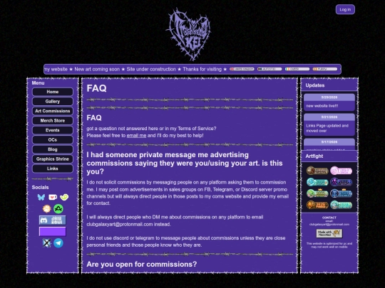 faq screenshot