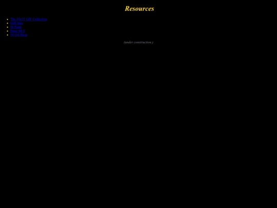 resources screenshot