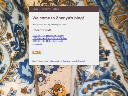blog screenshot