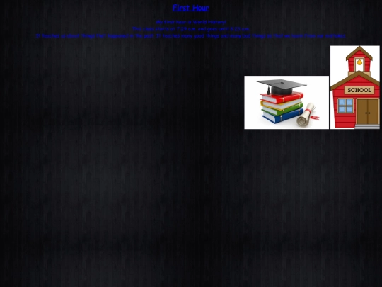 FirstHour screenshot