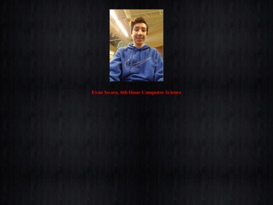 Menu screenshot