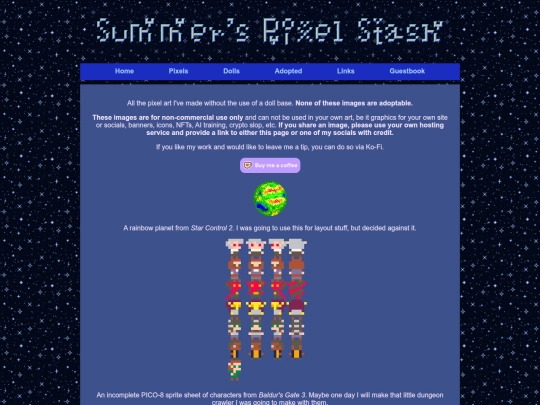 pixels screenshot