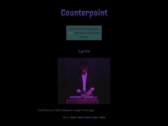 lyrics screenshot