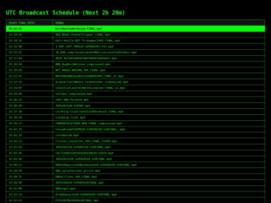broadcastschedule screenshot