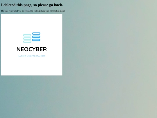 not_found screenshot