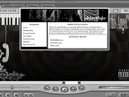 blog screenshot